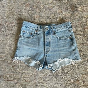 Levi’s 501 shorts in Luxor Heat